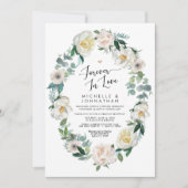 完璧な春の結婚式駆け落ち 招待状 (正面)