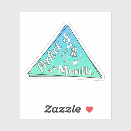 完璧な月のステッカー威厳がある- シール (シート)