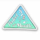 完璧な月のステッカー威厳がある- シール (正面)