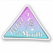 完璧な月のステッカー – 5月 シール (正面)