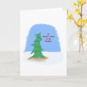 完璧な木ではない カード (黄色い花)