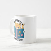 完璧な本好き猫 コーヒーマグカップ (正面左)