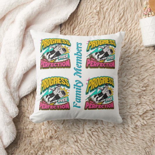 完璧な枕の上で進やる気を起こさせるむ クッション (ブランケット)