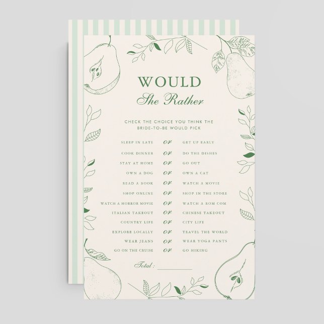 完璧な梨のブライダルシャワーは彼女はむしろゲームだろう (クリエイターアップロード済み)