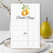 完璧な梨のブライダルシャワービンゴゲーム