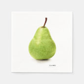 完璧な梨 スタンダードカクテルナプキン (正面)