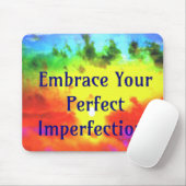 完璧な欠点を受け入れる虹 マウスパッド (マウス)