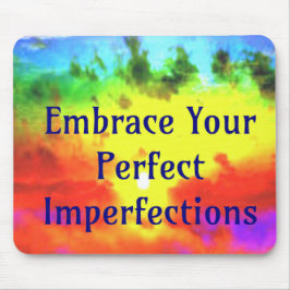 完璧な欠点を受け入れる虹 マウスパッド