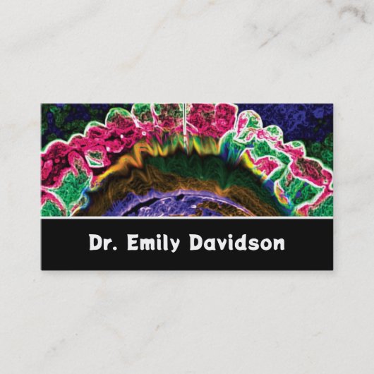 完璧な歯科用アート歯科医スマイル 名刺 (正面)