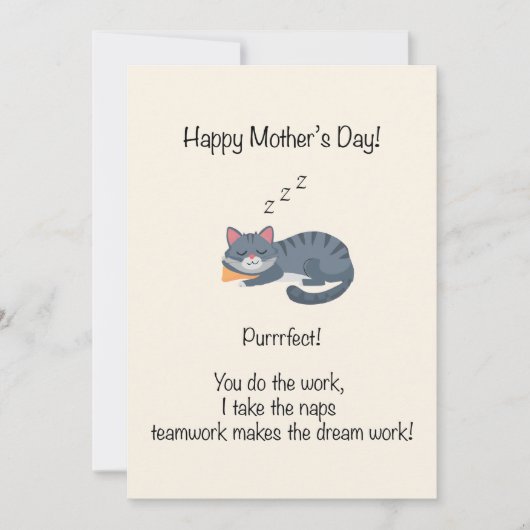 完璧な母の日のプレゼント シーズンカード (正面)