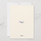 完璧な母の日のプレゼント シーズンカード (裏面)