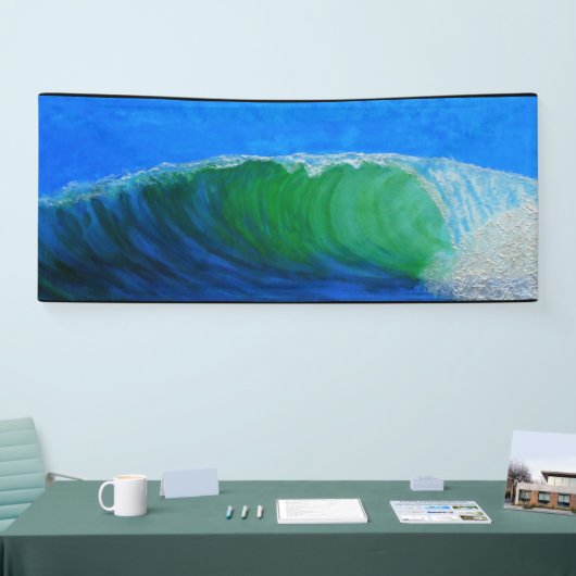 完璧な波 横断幕 (トレードショー)