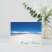 完璧な海ビーチ ポストカード (スタンド正面)