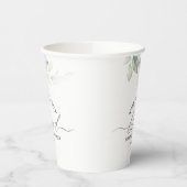 完璧な混エレガント合離れ緑 紙コップ (左)