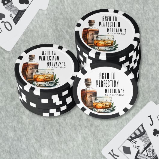 完璧な熟成 バースデーパーティー ポーカーチップ