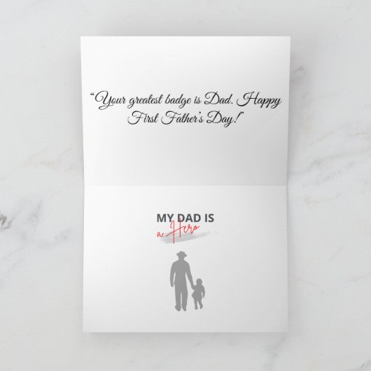 完璧な父の日 サンキューカード (内部)