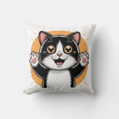 完璧な猫コレクション | かわいい猫の装飾スロー クッション (正面)