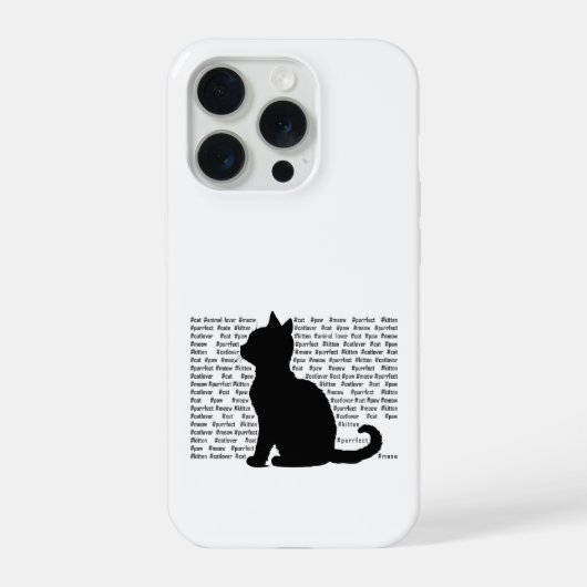 完璧な猫好きへのギフト iPhoneケース (裏面)