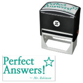 「完璧な答え!」 先生フィードバックラバースタンプ セルフインキングスタンプ (インサイチュ)