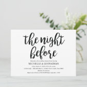 完璧な素朴リハ結婚ーサルディナー招待状 招待状 (スタンド正面)