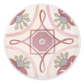 完璧な組み合わせ水色かわいいフローラギフト セラミックノブ (正面)