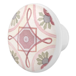 完璧な組み合わせ水色かわいいフローラギフト セラミックノブ