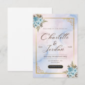 完璧な結婚式の招待状に「イエス」と言おう 招待状 (正面/裏面)