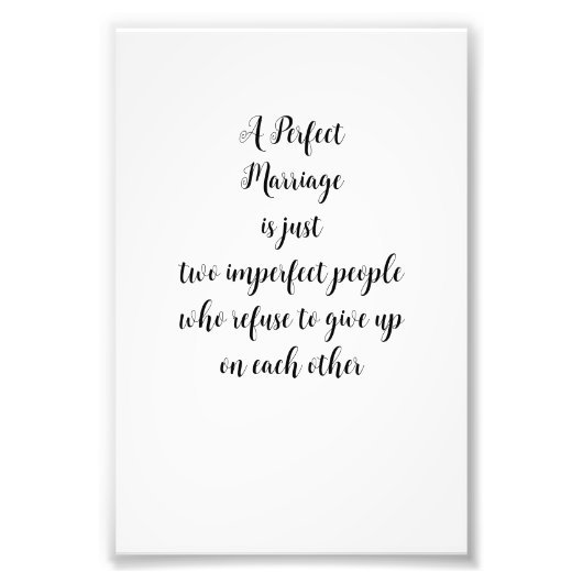 完璧な結婚結婚の記念日 フォトプリント            (正面)