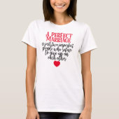完璧な結婚 Tシャツ (正面)