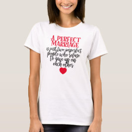 完璧な結婚 Tシャツ
