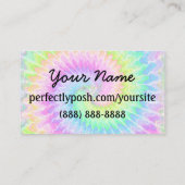 完璧な絞り染め 名刺 (裏面)