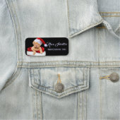 完璧な美しいクリスマスかわいい犬 名札 (インサイチュ)