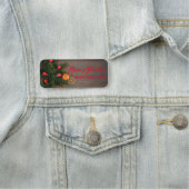 完璧な美しいクリスマス 名札 (インサイチュ)