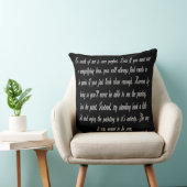 完璧な芸術作品はない – 詩 クッション (椅子)