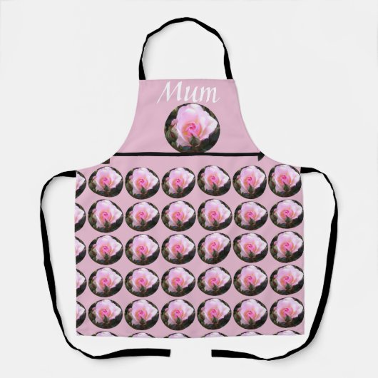 完璧な英語バラ エプロン (正面)