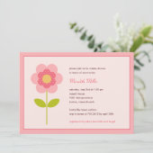 完璧な茎のベビーシャワー招待状 招待状 (スタンド正面)