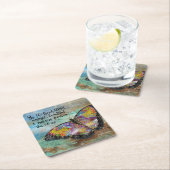 完璧な蝶だ スクエアペーパーコースター (インサイチュ)