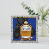 完璧な誕生日パーティーに熟成されたマンウイスキー 招待状 (スタンド正面)