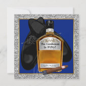 完璧な誕生日パーティーに熟成されたマンウイスキー 招待状 (正面)