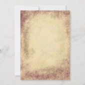 完璧な誕生日パーティーのワインの試飲に熟成 招待状 (裏面)