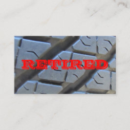 完璧な退職した名刺 コーリングカード