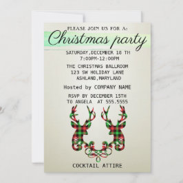 完璧な、トナエレガントイ市松模様にナ・クリスマス 招待状