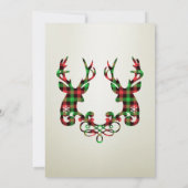 完璧な、トナエレガントイ市松模様にナ・クリスマス 招待状 (裏面)