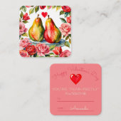 「完璧な」教室素晴らしバレンタイン ノートカード (正面/裏面)