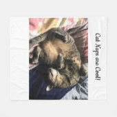 完璧なZZZZ。 フリースブランケット (正面(横))