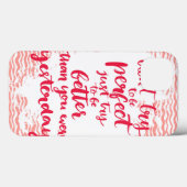 完璧になろうとしないで、ただ良くなるようにしなさい Case-Mate iPhoneケース (裏面 (横))