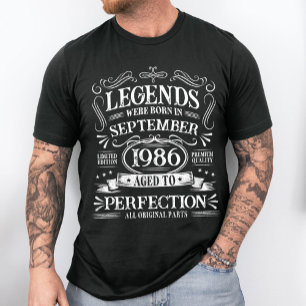 完璧に熟成されたカスタムヴィンテージ誕生日 Tシャツ