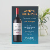 完璧に熟成したワインボトル | 招待状 (スタンド正面)