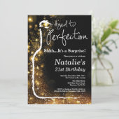 完璧に熟成した21歳の誕生日ワインを驚かす 招待状 (スタンド正面)