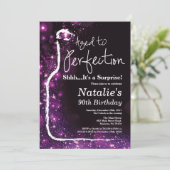 完璧に熟成した90歳の誕生日ワイン 招待状 (スタンド正面)